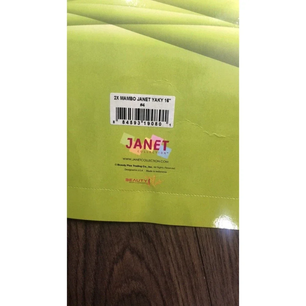 Janet Collection 2X Mambo Yaki 16” - Color 4 Chocolate Selfit Loop - 1 PACKS NEW - Picture 12 of 14